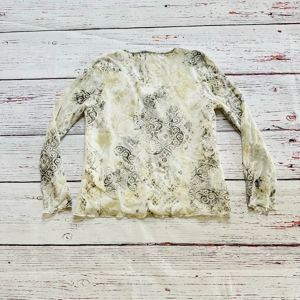 Women’s Gorgeous Cream Lace Knit Sweater! Size S